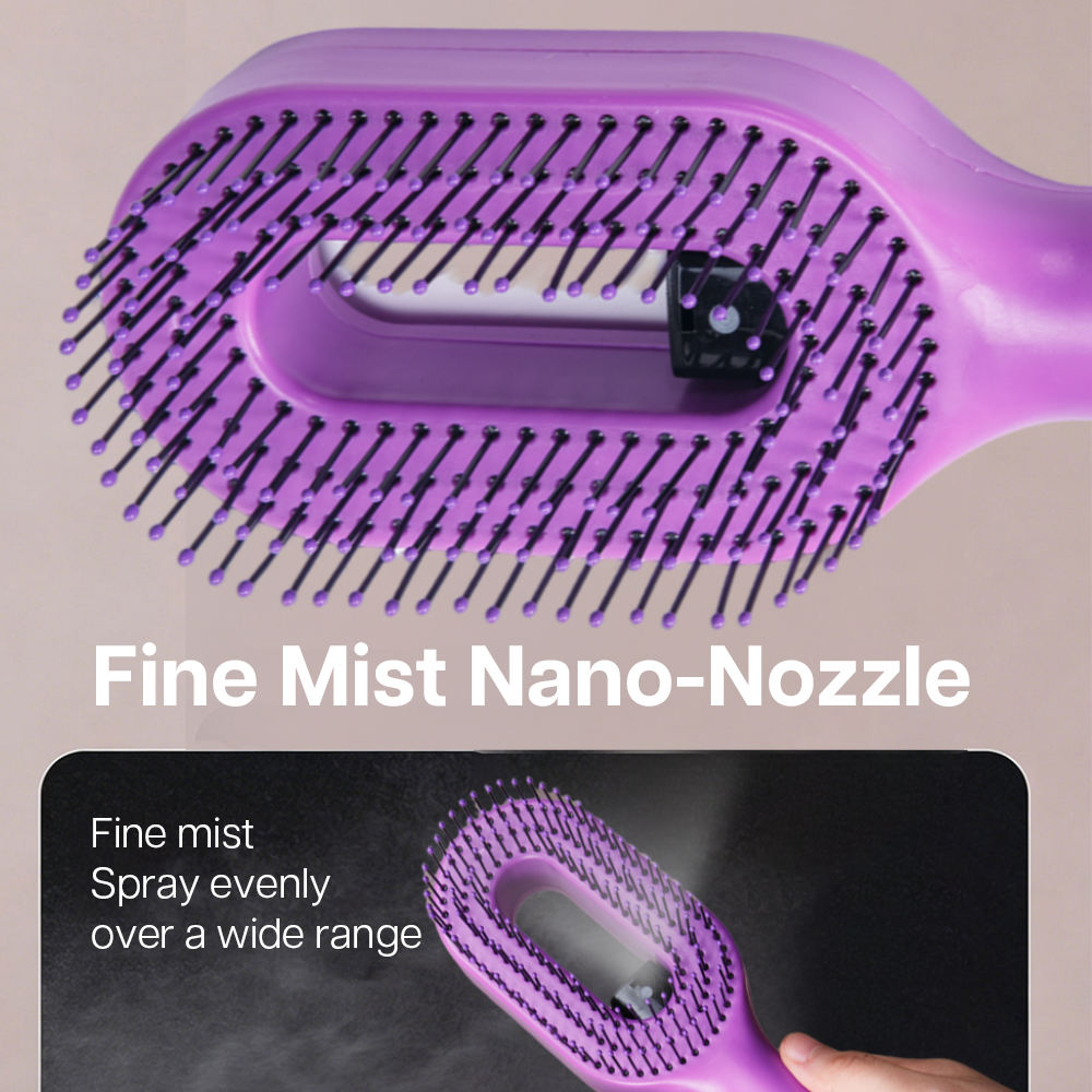 2-in-1 Mist & Massage Hair Brush