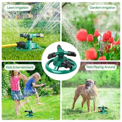 Garden Sprinkle – 360° Automatic Rotating Lawn & Garden Sprinkler