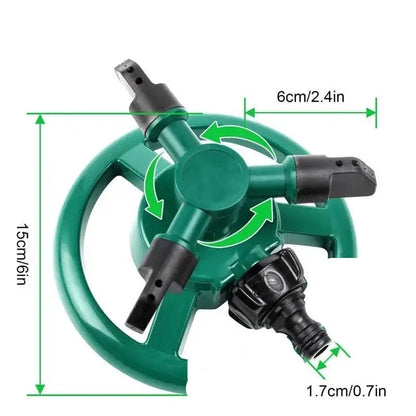 Garden Sprinkle – 360° Automatic Rotating Lawn & Garden Sprinkler