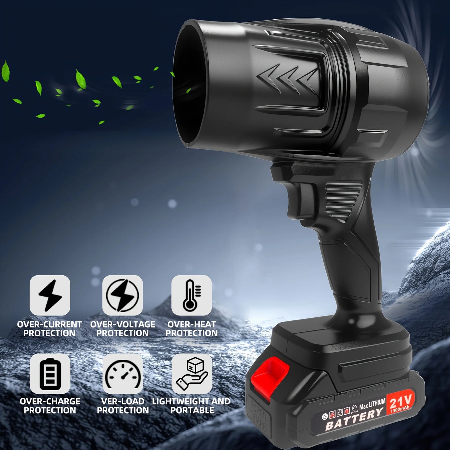 Multi-Purpose Cordless Turbo Blower