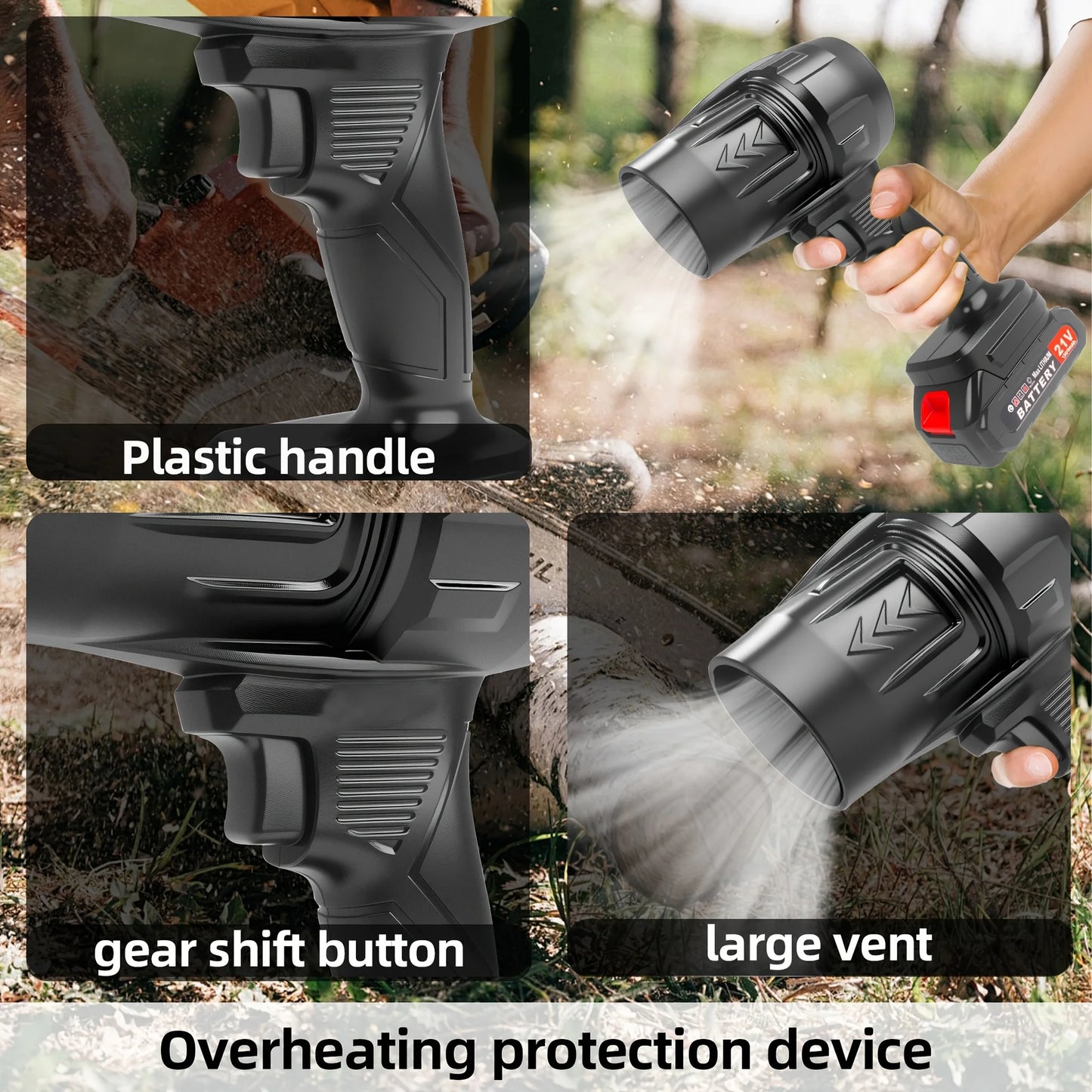Multi-Purpose Cordless Turbo Blower