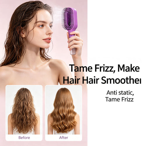 2-in-1 Mist & Massage Hair Brush