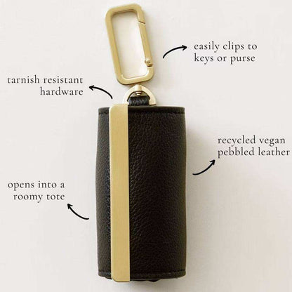 Foldable Portable Shoulder Bag with Keychain