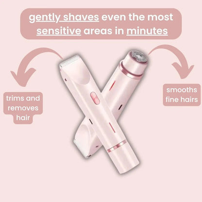 2-in-1 Body Shaver – Painless Hair Remover