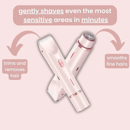 2-in-1 Body Shaver – Painless Hair Remover